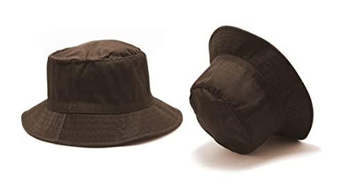 Chapéu Bucket Hat Unissex Moda Verão l02 (Único, Marrom Escuro)