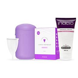 Kit Coletor Menstrual Inciclo A + Cápsula Lavanda + Sabonete Íntimo (NEUTRO)
