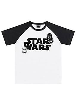 Camiseta Star Wars, Meninos, Fakini, Branco, 4