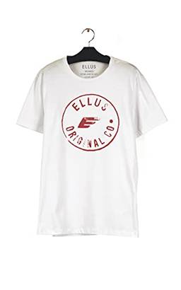 T-Shirt, Co Fine Ellus Original Circle Classic Mc, Ellus, Masculino, Branco, M