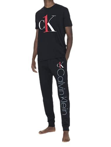 Logo graphic loungewear Calvin Klein, Calvin Klein Underwear, Calça moletom, P, Algodão