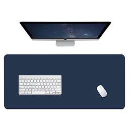 Mouse Pad Grande 100x48cm Desk Pad Gamer Tapete De Mesa Para Notebook Computador Escritório Office Design Slim Antiderrapante Fácil Deslize (AZUL MARINHO)