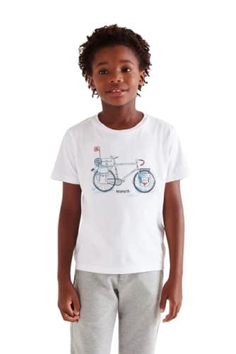 Camiseta Mini Bike Respeite (Branco, 14)