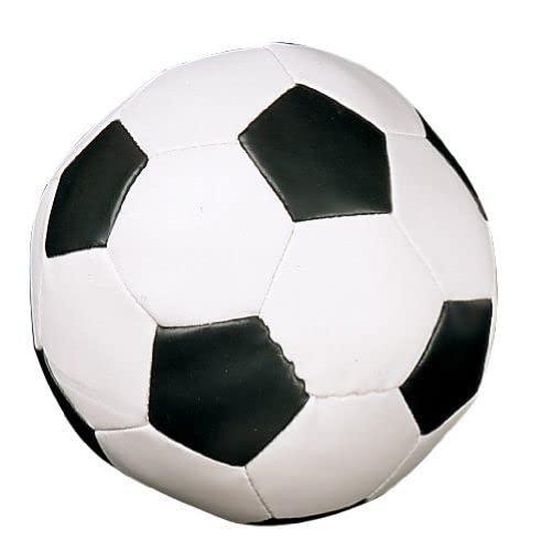 Champion Sports Bola de futebol esportiva macia de 20 cm