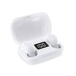 Fone de Ouvido Bluetooth 5 Sem Fio Running Intra-auricular 3658 (white(branco))