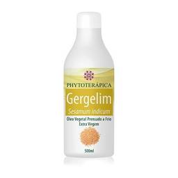 PHYTOTERAPICA- Óleo Vegetal Gergelim - Aromaterapia - Pele e Cabelo - Melhora a elasticidade da pele e ajuda no clareamento de manchas escuras, hidrata e nutre os cabelos - 100% Puro e Natural - 500ml