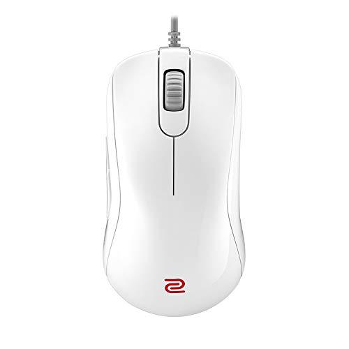 BenQ Zowie S1 Gaming Mouse Para Esports - White Edition. Mouse de jogo simétrico para esports. Desempenho profissional. Projeto geral mais curto plug and play. 3360 sensor
