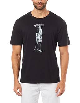 Camiseta Skate Meditation, Masculino, Cavalera, Preto, GG