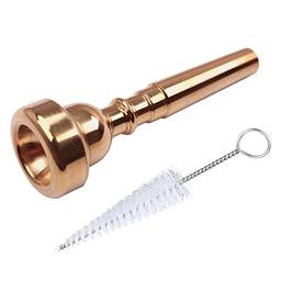 Strachey Bocal de metal para trompete 5C Escova de limpeza de acessórios para trompete Kit de limpeza para trompete