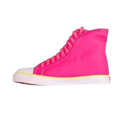 Diversão Colored, Tênis Meninas, Pink/Amarelo Neon, 28