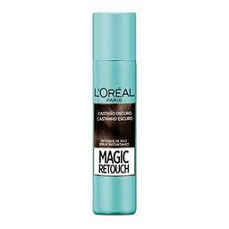 Spray Retoque de Raiz Instantâneo Magic Retouch, L'Oréal Paris, Castanho Escuro, Instantâneo Magic