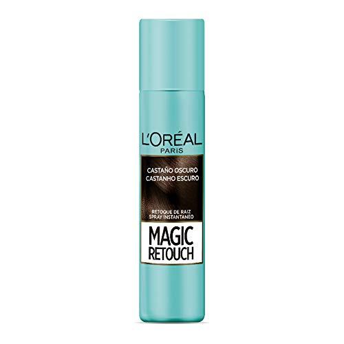 Spray Retoque de Raiz Instantâneo Magic Retouch, L'Oréal Paris, Castanho Escuro, Instantâneo Magic