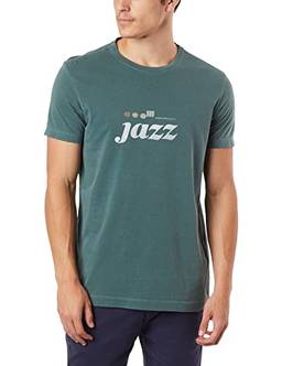 Camiseta,T-Shirt Stone Jazz,Osklen,masculino,Verde,G