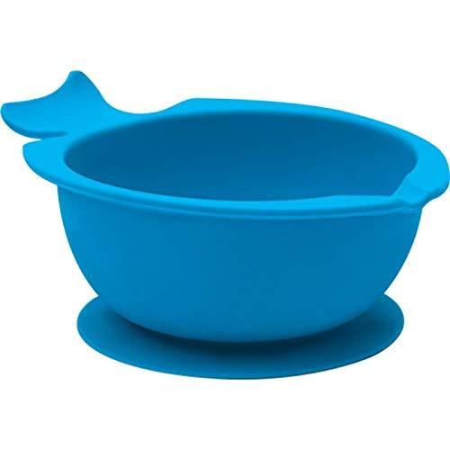Bowl De Silicone Com Ventosa - Azul, Buba, Azul