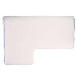 Travesseiro de casais VICASKY esponja de memória arqueada almofada de mão anti-pressão travesseiro travesseiro braço travesseiro travesseiro para dormir de lado de barriga nas costas (branco direito)
