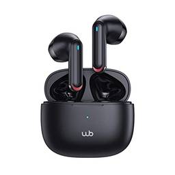 WB Fone de ouvido Bluetooth 5.2 In-ear sem fio Noma Pro TWS 28 Horas de Bateria Com Microfone Proteção IPX5 - Preto