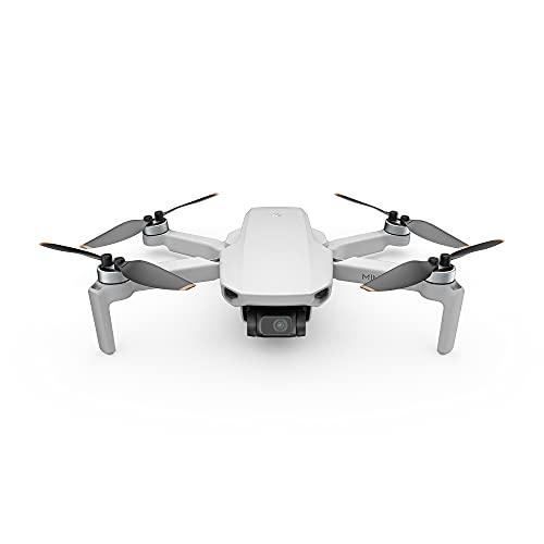 DJI Mini SE – Câmera drone com gimbal de 3 eixos, câmera 2,7 K, GPS, tempo de voo de 30 minutos, peso reduzido, menos de 249 gramas minidrone, escala melhorada 5 resistência ao vento, cinza
