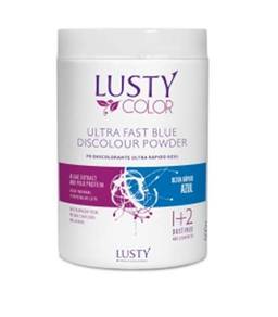 Pó Descolorante Ultra Rápido Azul LUSTY PROFESSIONAL (Ultra Fast Blue Discolour Powder), Lusty Proffesional