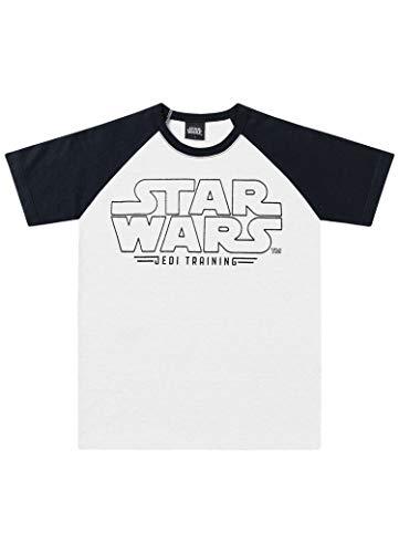 Camiseta Camiseta Star Wars, Fakini, Meninos, Branco/Preto, 6