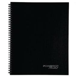 Caderno de negócios limitado Cambridge, 20 x 28 cm, encadernado, Action Planner, preto (06064)