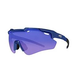 Oculos Hb Shield Evo 2.0 Matte Blue Blue Chrome