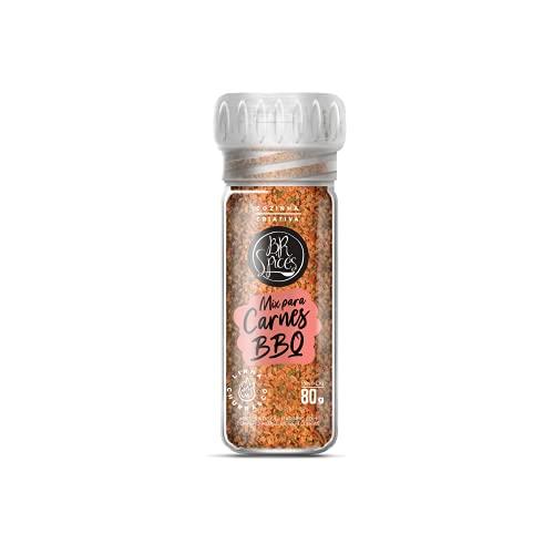 Tempero Mix para Carnes (bbq) com Moedor 80g - BR Spices