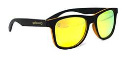 Óculos de Sol de Acetato com Madeira Nebrasca Yellow