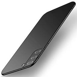 Capa Capinha Acrílica Fosca Ultra Fina Para Samsung Galaxy S22 Normal Tela 6.1 Case Slim Premium (Preta)