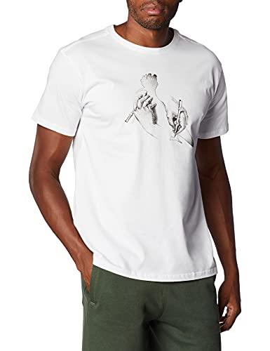 Camiseta Estampada Pica Pau Grafite, Reserva, Branco, P