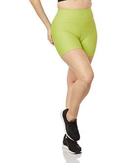 Shorts, Feminino Proteção UV50+ Dry, Enfim, Amarelo Claro, M, Feminino