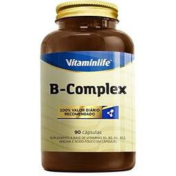 B Complex Vitaminas Complexo B - 90 Cápsulas, VitaminLife