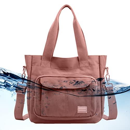 Bolsa de Ombro Nylon Leve Impermeável | de viagem de ombro de nylon para mulheres,Bolsa e bolsa de trabalho leve para compras à prova d'água, grande