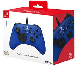 Nintendo Switch HORIPAD Wired Controller (Blue) by HORI - Licensed by Nintendo