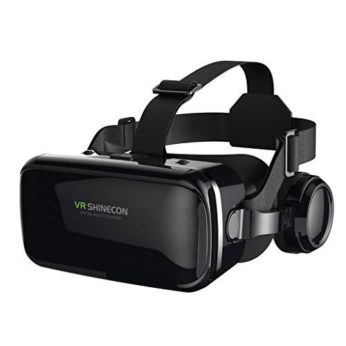 gazechimp Óculos 3D VR SHINECON 6.0 Óculos de Realidade Virtual para Videogame de Filmes
