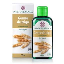 PHYTOTERAPICA - Óleo Vegetal de Germe Trigo - Aromaterapia - Pele e Cabelo - Excelente óleo para peles com ressecamento, asperezas, rachaduras e hipersensibilidade - 100% Puro e Natural - 60ml