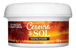 Parafina Ativadora Cenoura e Sol, D'AGUA NATURAL, 260 g