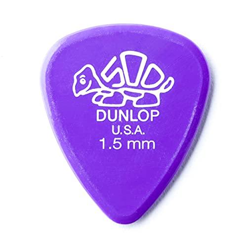 Palheta de guitarra Dunlop 41P1.5 Delrin®, lavanda, 1,5 mm, pacote com 12
