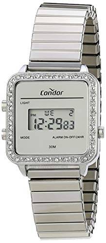 Relógio Condor, Pulseira de Aço Inoxidável, Feminino Prata COJH512AN/4K