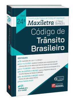 Código de Trânsito Brasileiro - Coleção Maxiletra - 24ª Edição