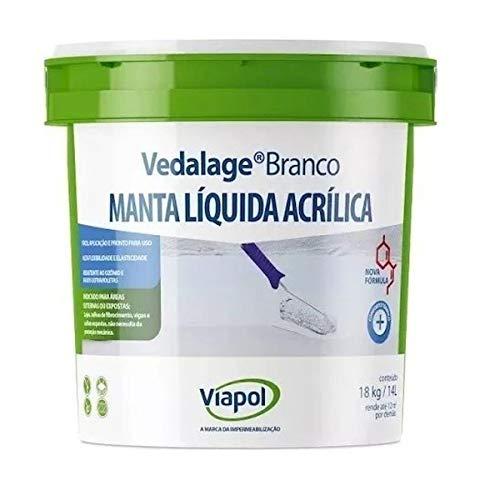 Manta Liquida Acrilica Vedalage Branco 3.6kg - Viapol