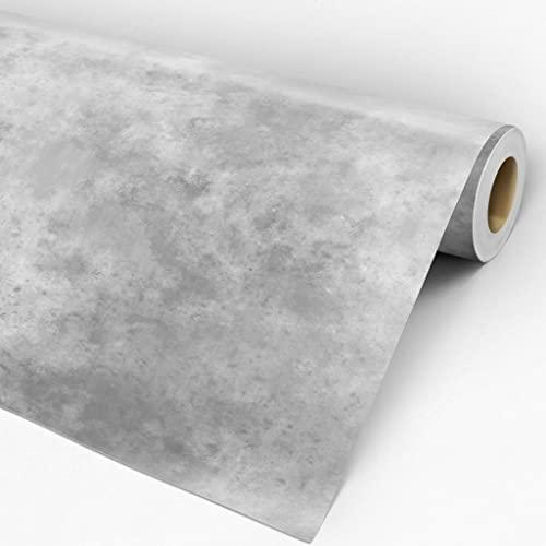 Papel de Parede Adesivo Textura Cimento Queimado Industrial Rolo de 3 Metros Lavável, para Sala, Quarto, Pro Decor