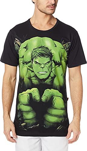 Camiseta Hulk, Piticas, Unissex, Preto, 14