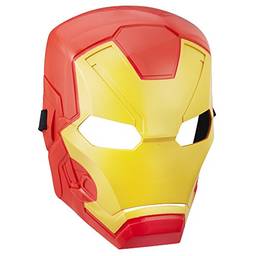 Acessório Marvel Vingadores: Ultimato - Máscara Homem de Ferro com Tira Ajustável - C0481 - Hasbro, Vermelho e dourado
