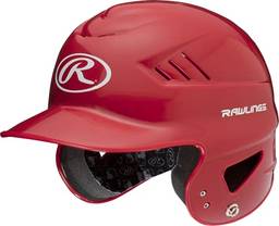 Rawlings Capacete T-Ball Coolflo, escarlate