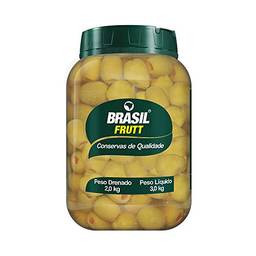 Azeitona Verde Gordal Recheada C/Pimentao Brasil Frutt