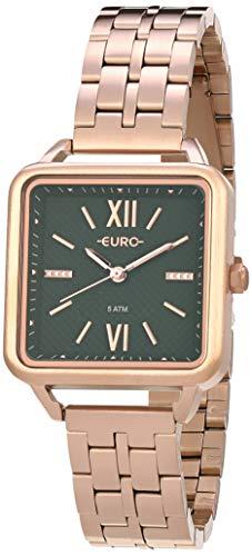 Relógio Euro, Pulseira de Aço Inoxidável, Feminino Rosé EU2036YPJ/K4V