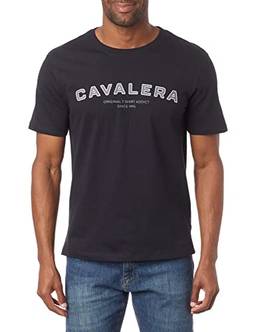 T-Shirt Cavalera Indie Institucional Rel, Masculino, Cavalera, Preto, P