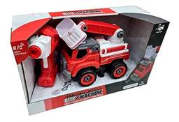 City Machine Multikids Caminhão de Bombeiros Resgate +3 Anos - BR1086, Vermelho