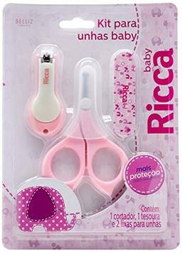 Kit Manicure Baby Colors, Ricca, Rosa