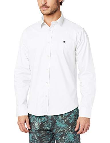 Camisa Manga Longa, Malwee, Masculino, Branco, GG